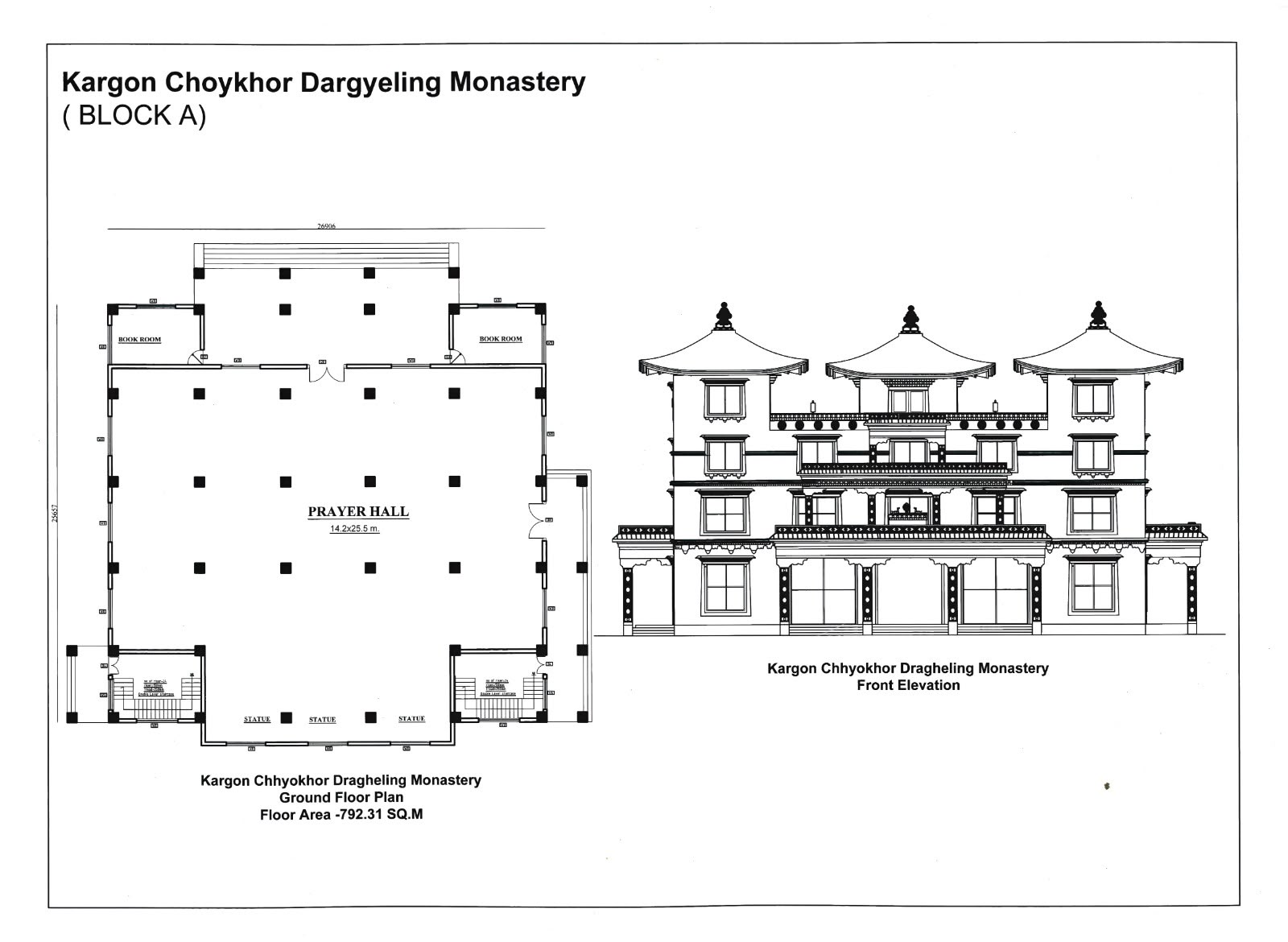 Ground Floor Plan & Elevation