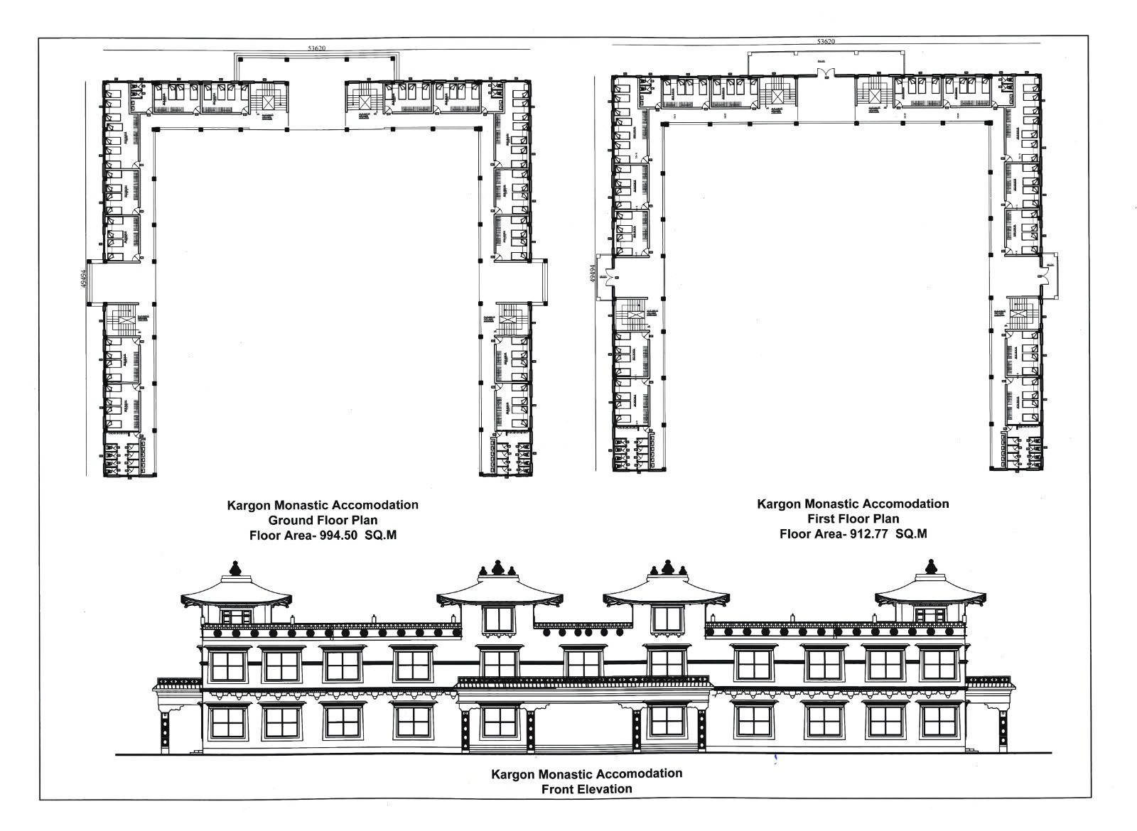 Ground Floor Plan & Elevation